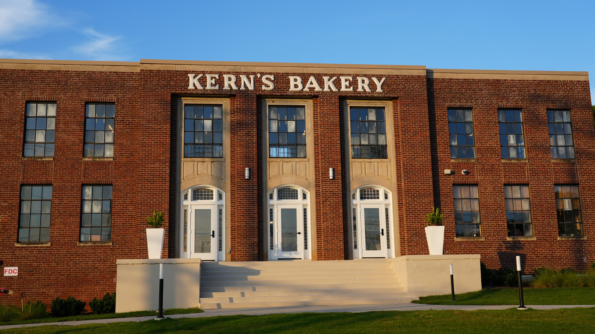 Historic Kern's Bakery entrance in Knoxville, Tennessee